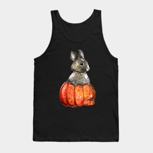 Grey Pumpkin Bunny Tank Top